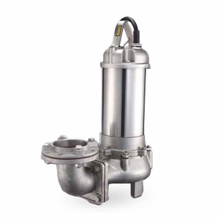 Barmesa 3BSV504DS Submersible Stainless Vortex Sewage Pump 50 HP 460V 3PH 33' Cord Manual 72090085